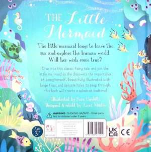 die-cut book - the little mermaid