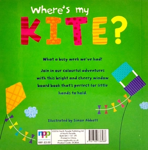 die-cut book - where's my kite?