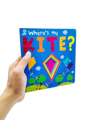 die-cut book - where's my kite?