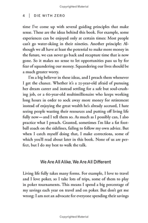 die with zero - getting all you can from your money and your life