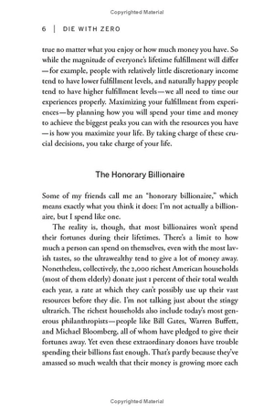 die with zero - getting all you can from your money and your life