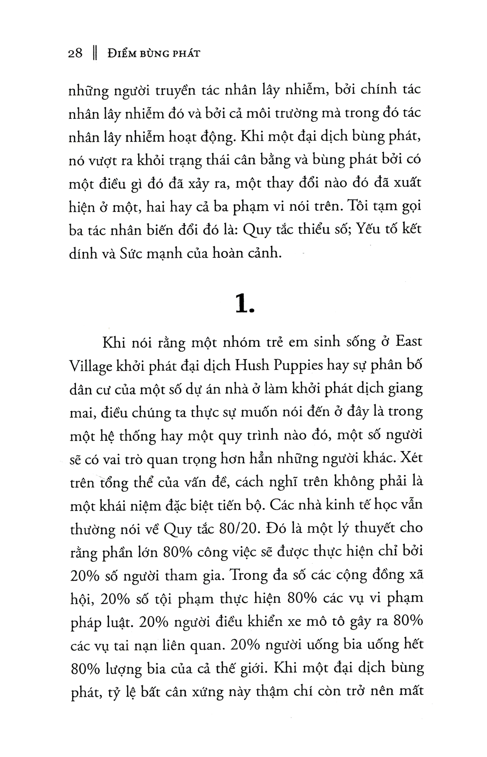 điểm bùng phát - the tipping point