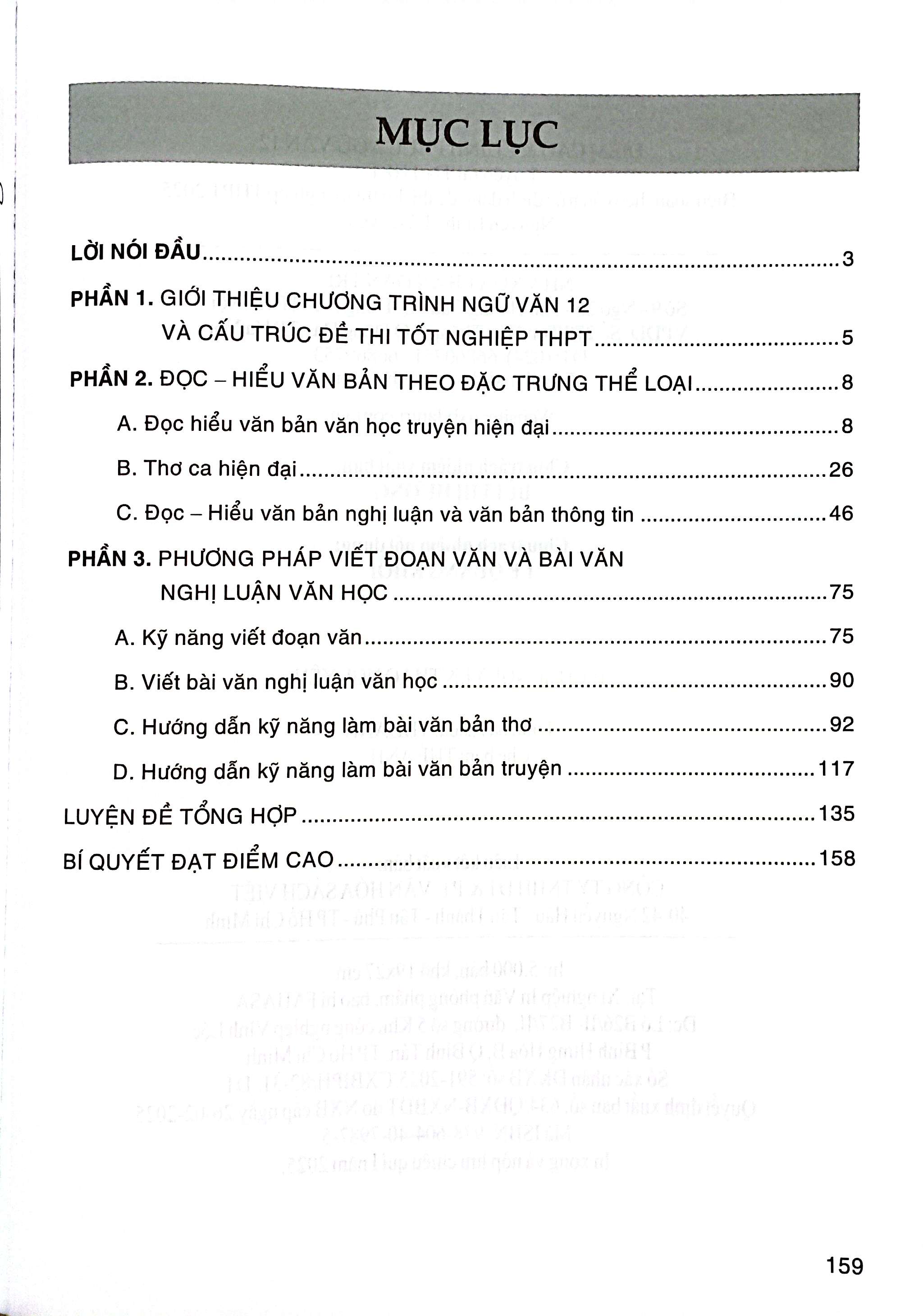 điểm cao và chinh phục ngữ văn 12 luyện thi tn thpt