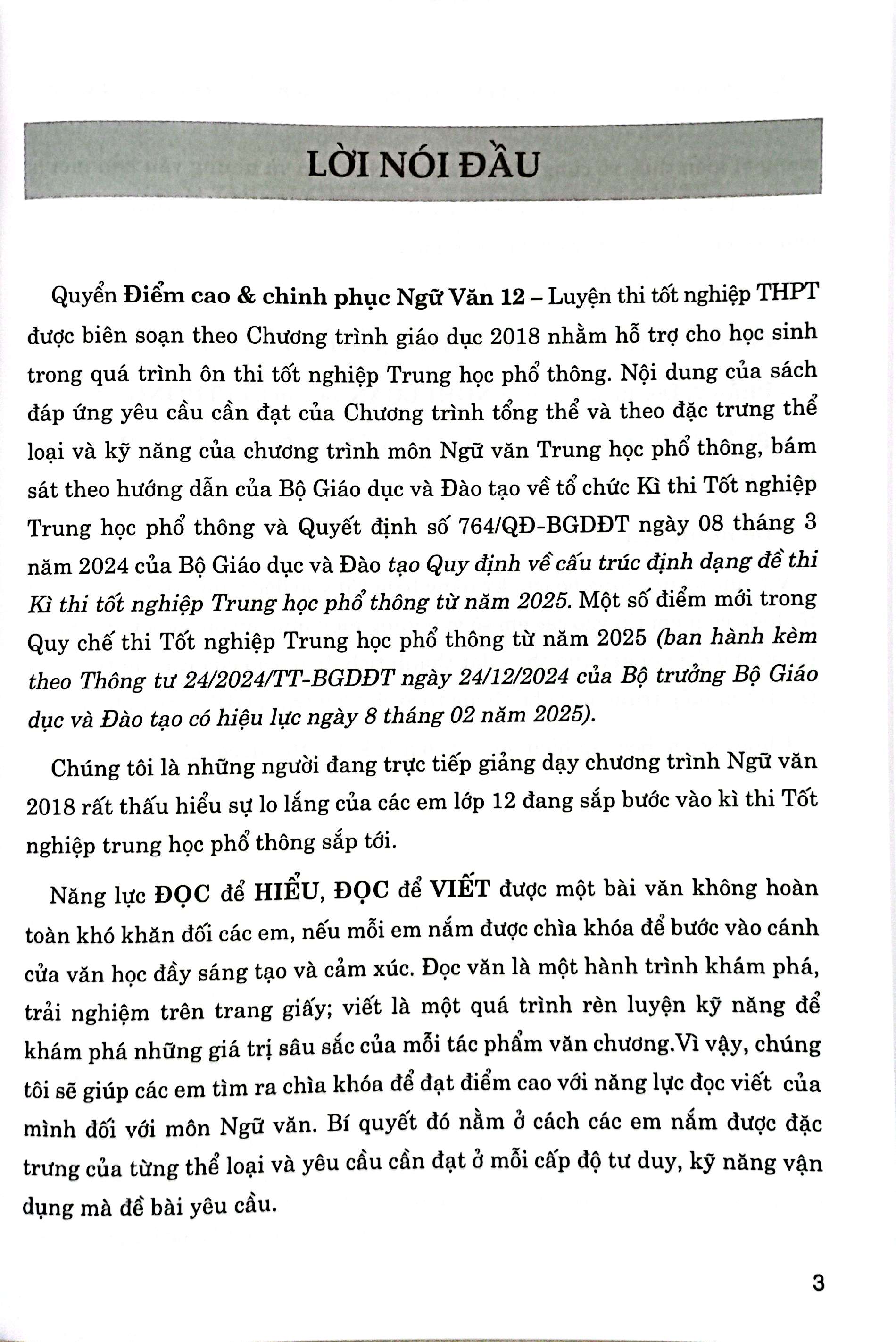 điểm cao và chinh phục ngữ văn 12 luyện thi tn thpt
