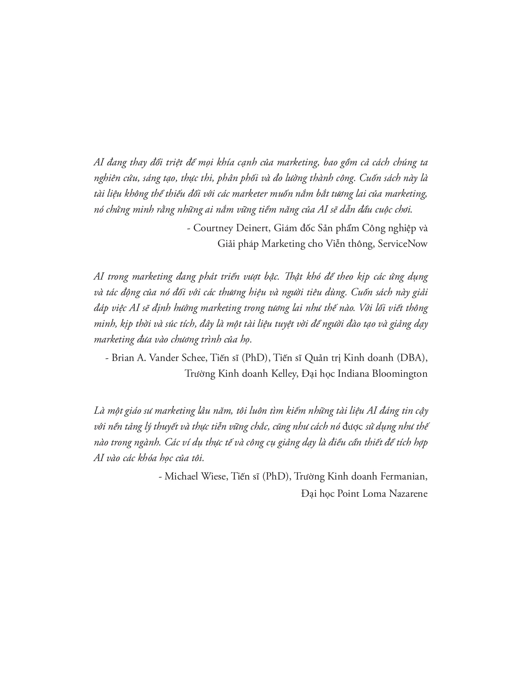 Điểm Chạm Tuyệt Vời - Kết Nối AI Và Marketing Để Dẫn Đầu Xu Thế