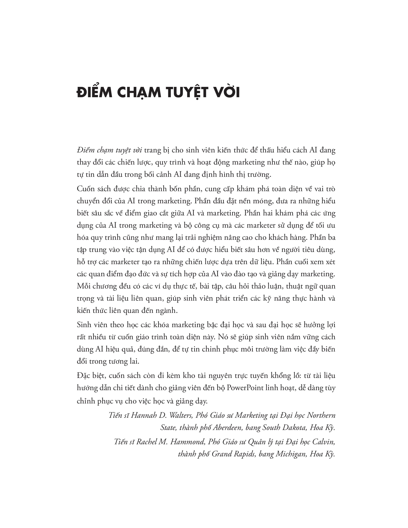 Điểm Chạm Tuyệt Vời - Kết Nối AI Và Marketing Để Dẫn Đầu Xu Thế