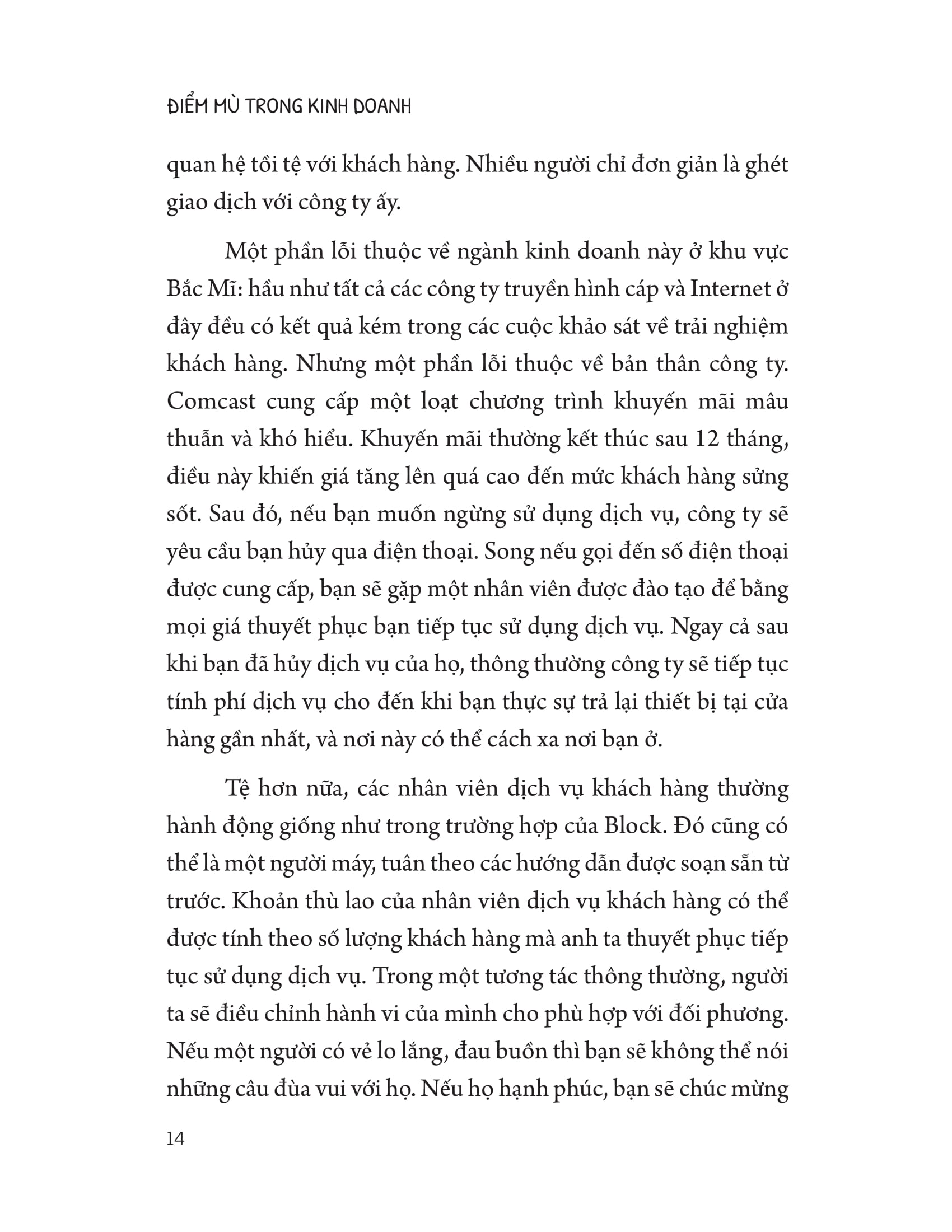 Diem Mu Trong Kinh Doanh - Doi Moi Va Duy Tri Moi Quan He Voi Khach Hang