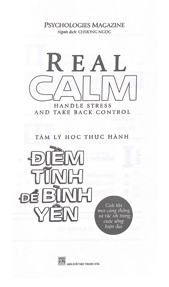 điềm tĩnh để bình yên - real calm