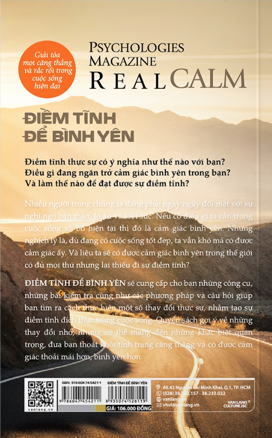 điềm tĩnh để bình yên - real calm