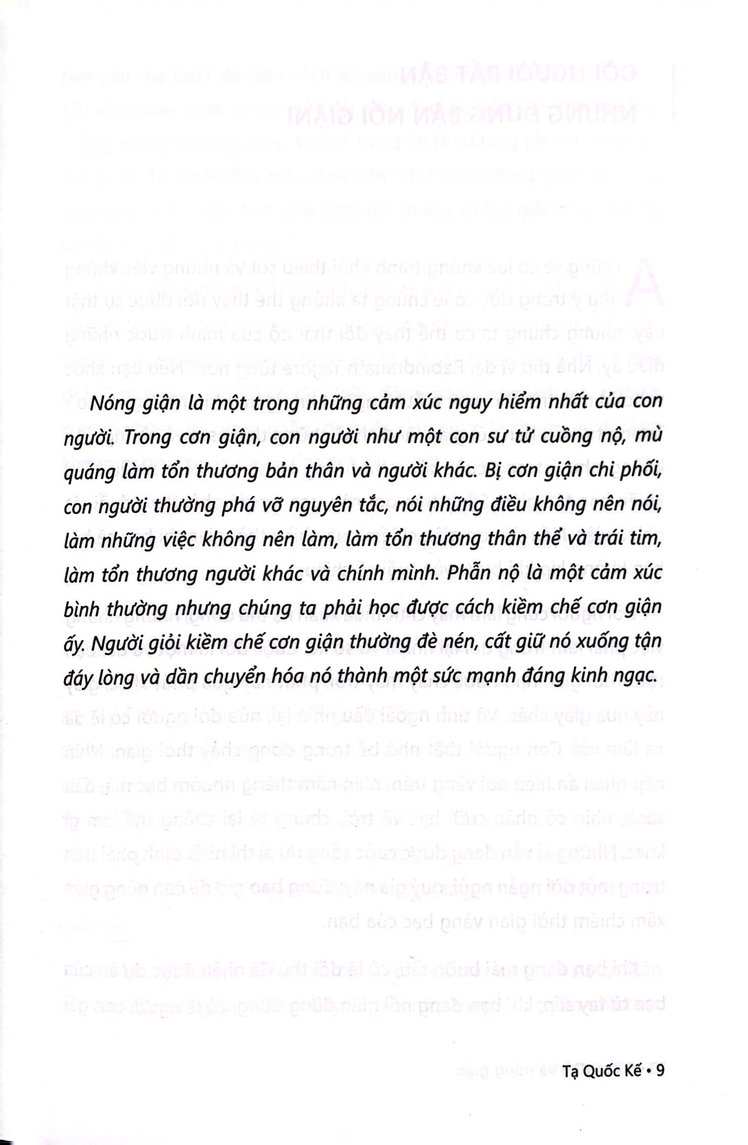 điềm tĩnh và nóng giận (tái bản 2024)