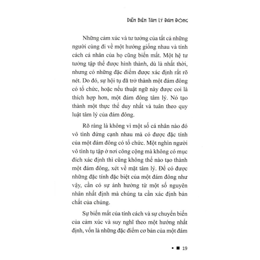 diến biến tâm lý đám đông