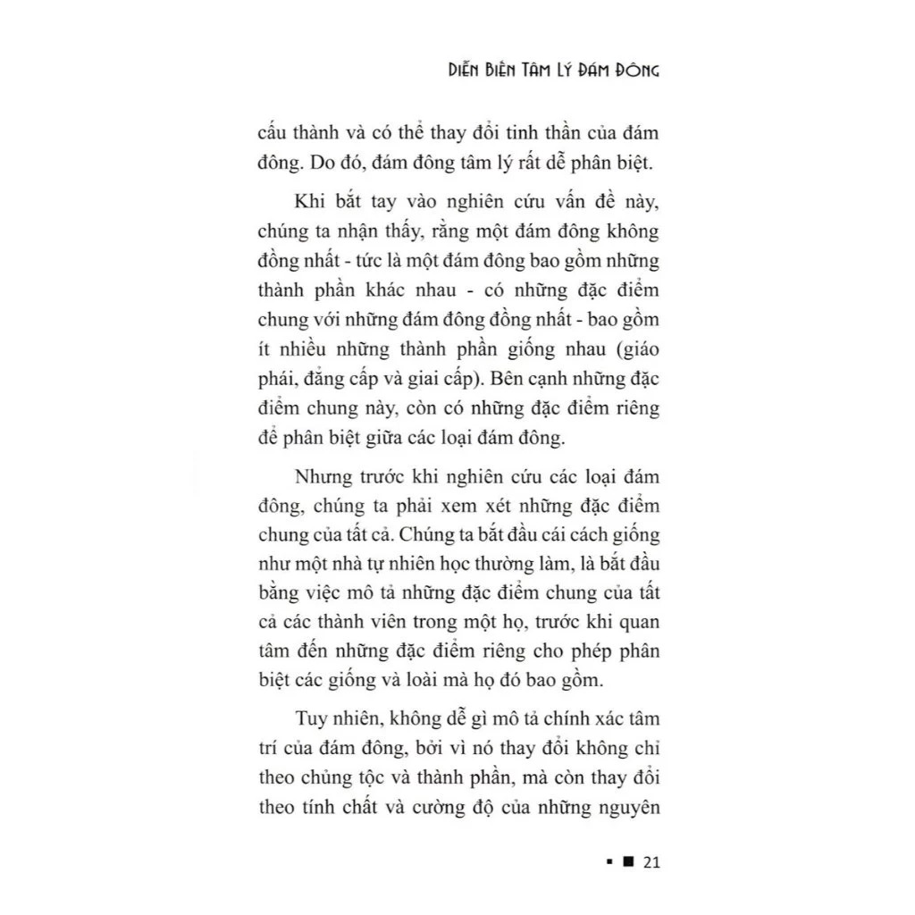 diến biến tâm lý đám đông