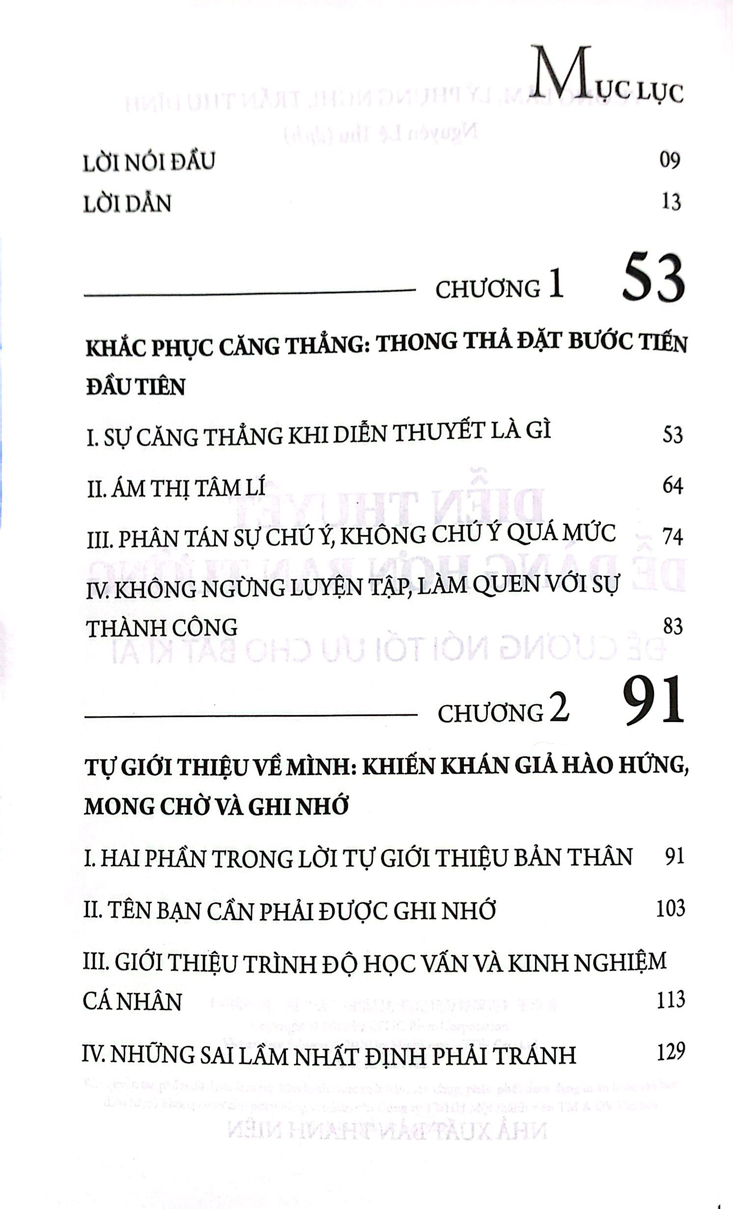 diễn thuyết dễ dàng hơn bạn tưởng - đề cương nói tối ưu cho bất kỳ ai