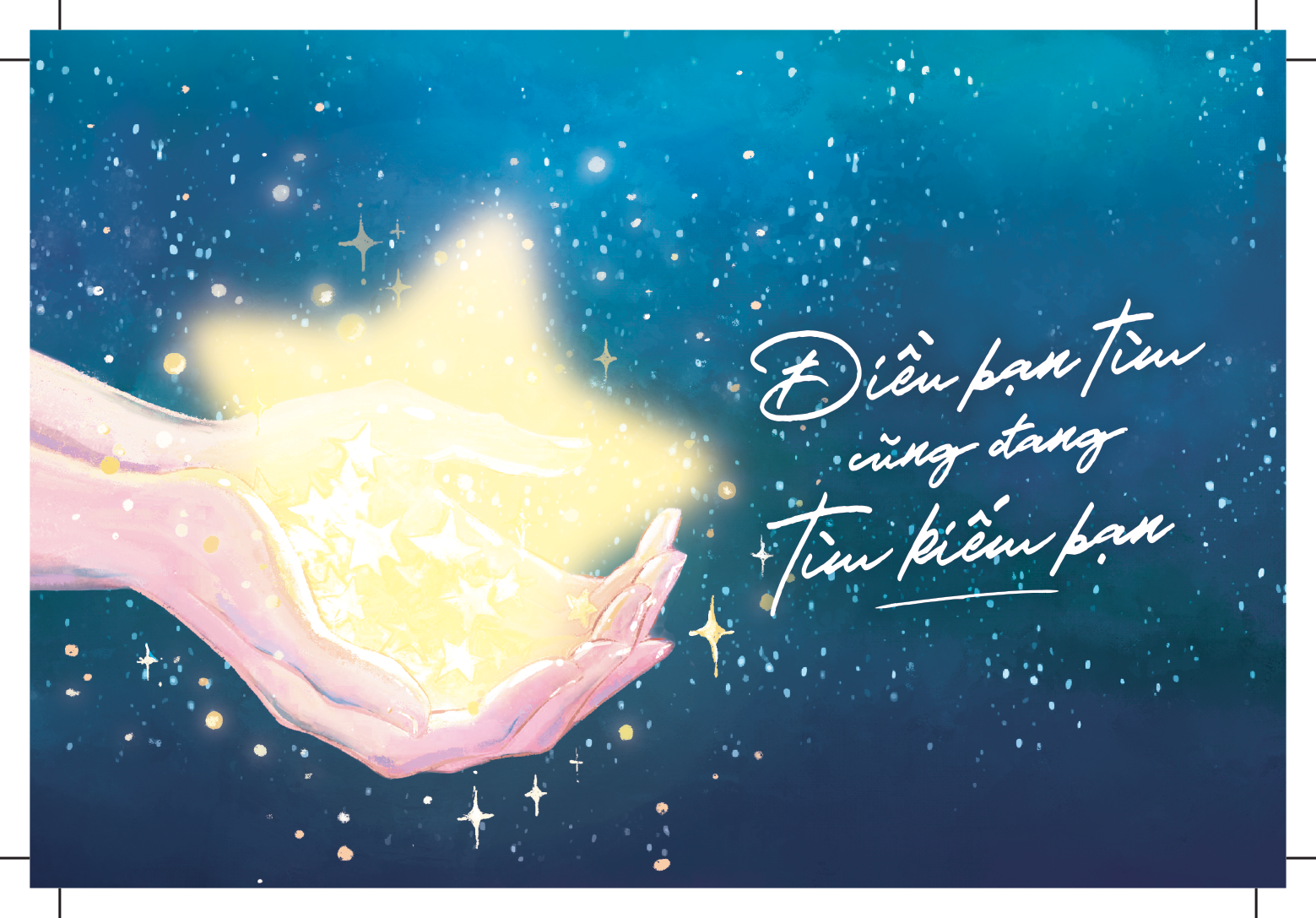 Dieu Ban Tim Cung Dang Tim Kiem Ban - Tang Kem Postcard 2 Mat +  Bookmark Be Hinh 2 Mat