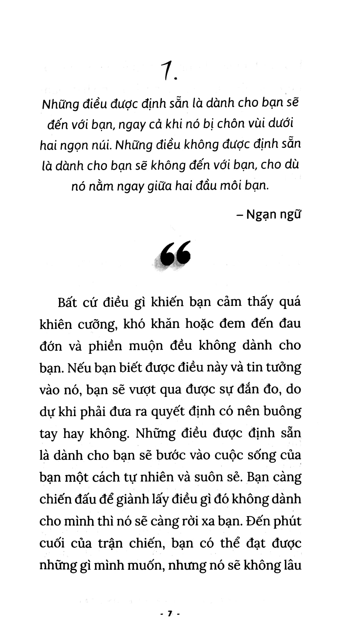 điều đẹp nhất có khi là buông tay (tái bản)