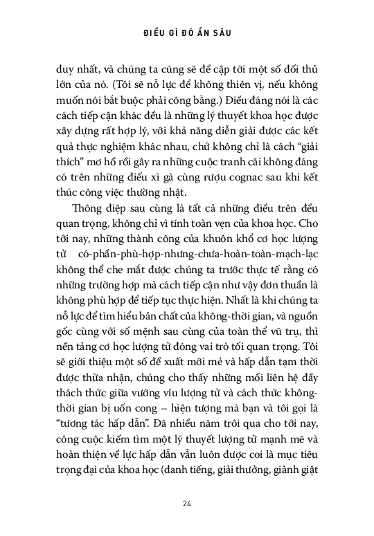 điều gì đó ẩn sâu - thế giới lượng tử và không-thời gian đột sinh