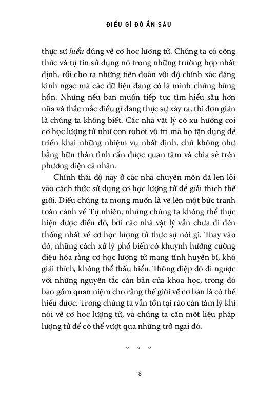 điều gì đó ẩn sâu - thế giới lượng tử và không-thời gian đột sinh
