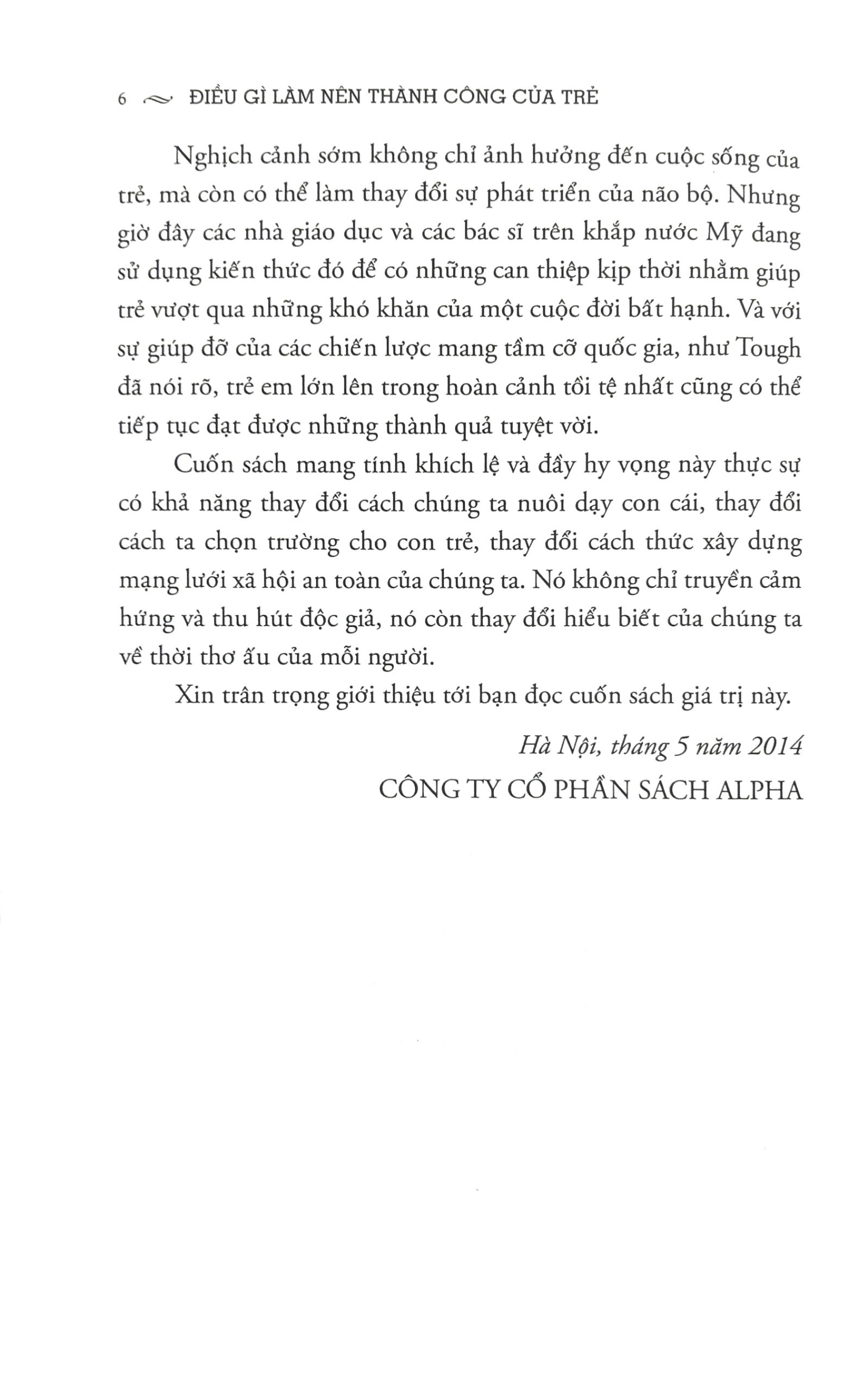 điều gì làm nên thành công của trẻ