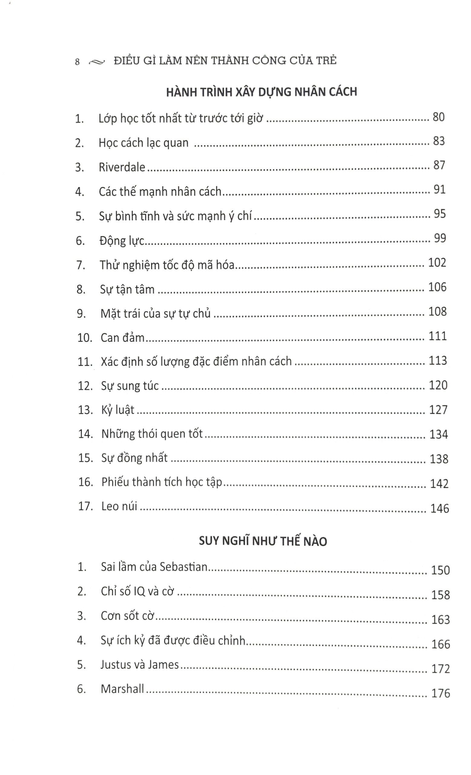 điều gì làm nên thành công của trẻ
