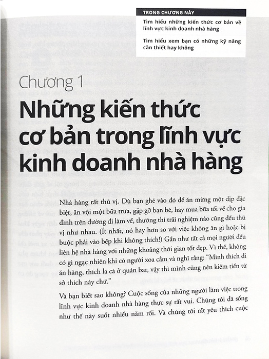 điều hành nhà hàng for dummies