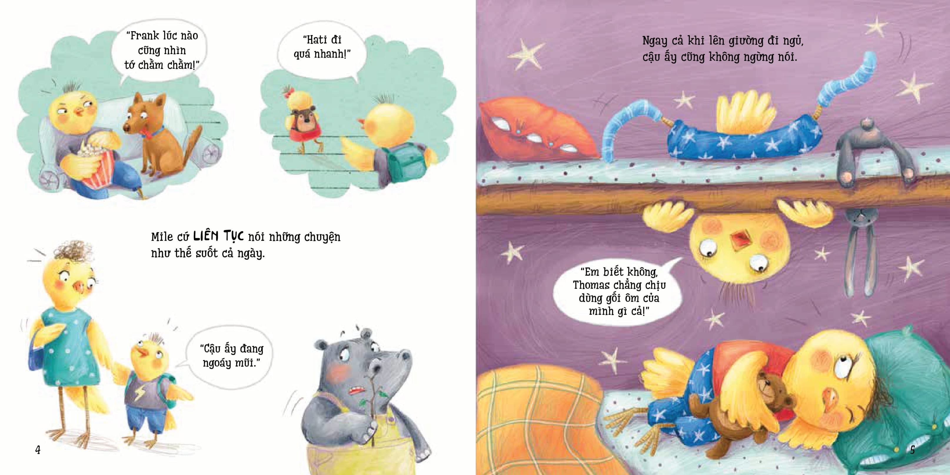 điều hay em học mỗi ngày - đừng nói chuyện ồn ào