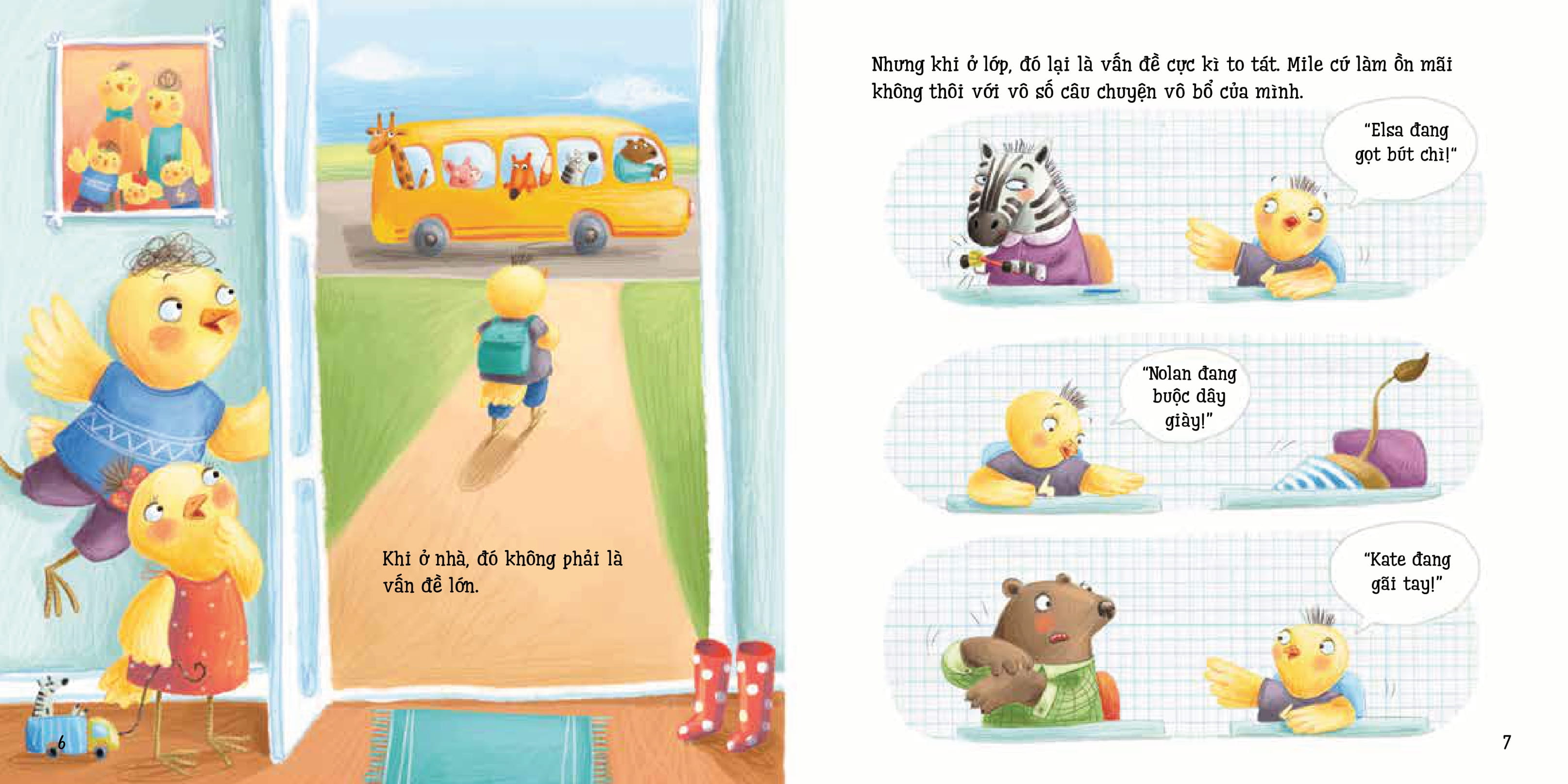 điều hay em học mỗi ngày - đừng nói chuyện ồn ào