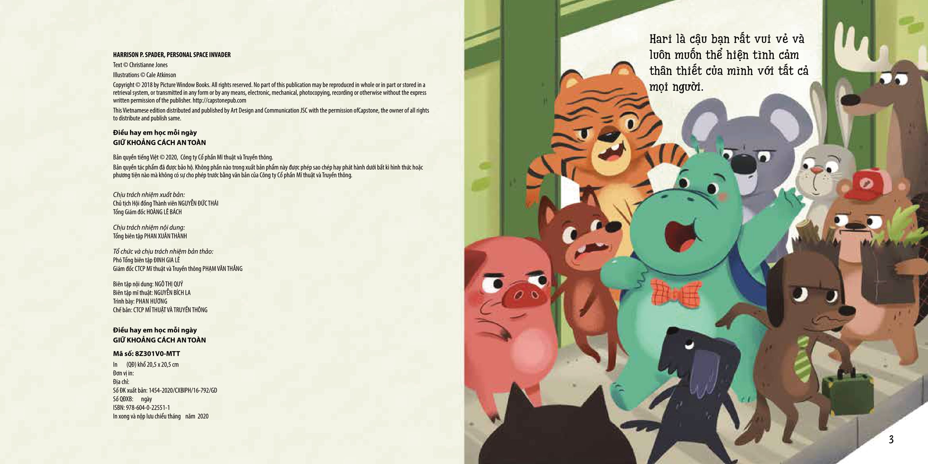 điều hay em học mỗi ngày - giữ khoảng cách an toàn