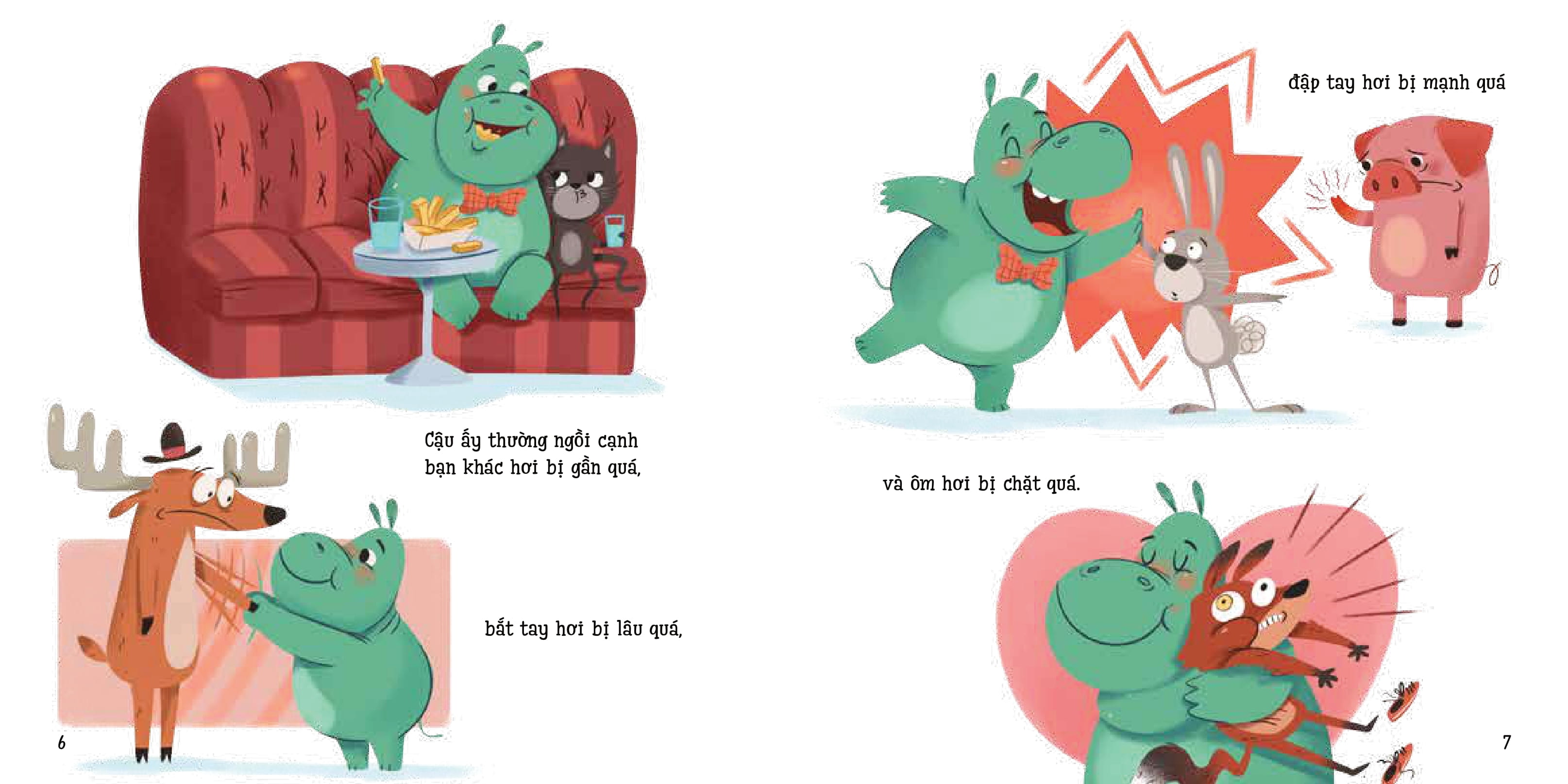 điều hay em học mỗi ngày - giữ khoảng cách an toàn