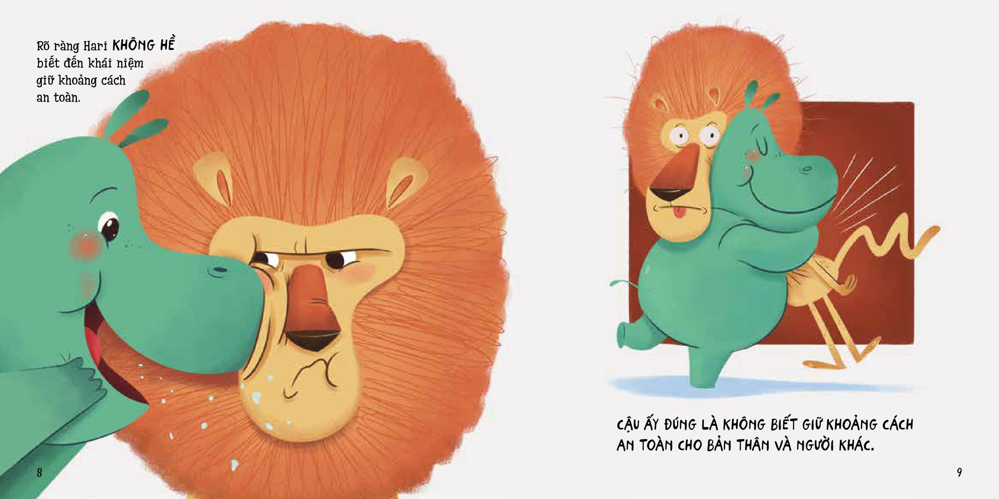 điều hay em học mỗi ngày - giữ khoảng cách an toàn