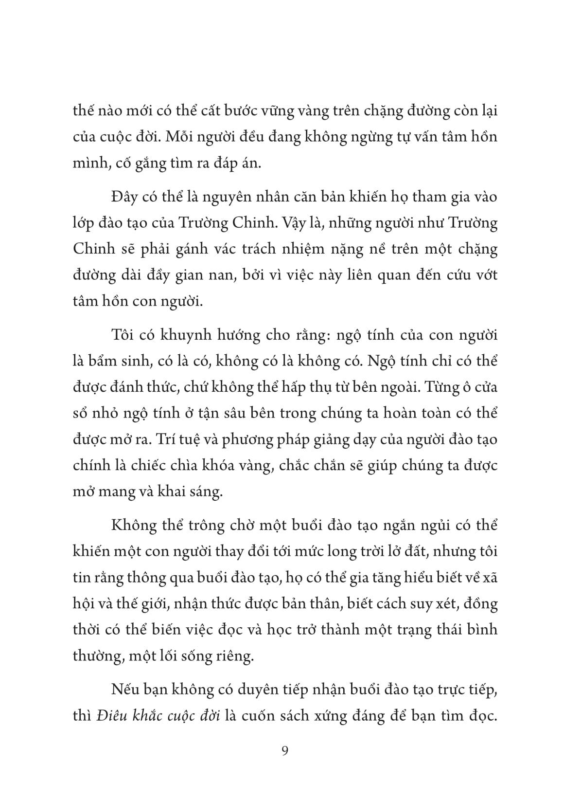điêu khắc cuộc đời - cả đời bạn chỉ cần làm 8 việc