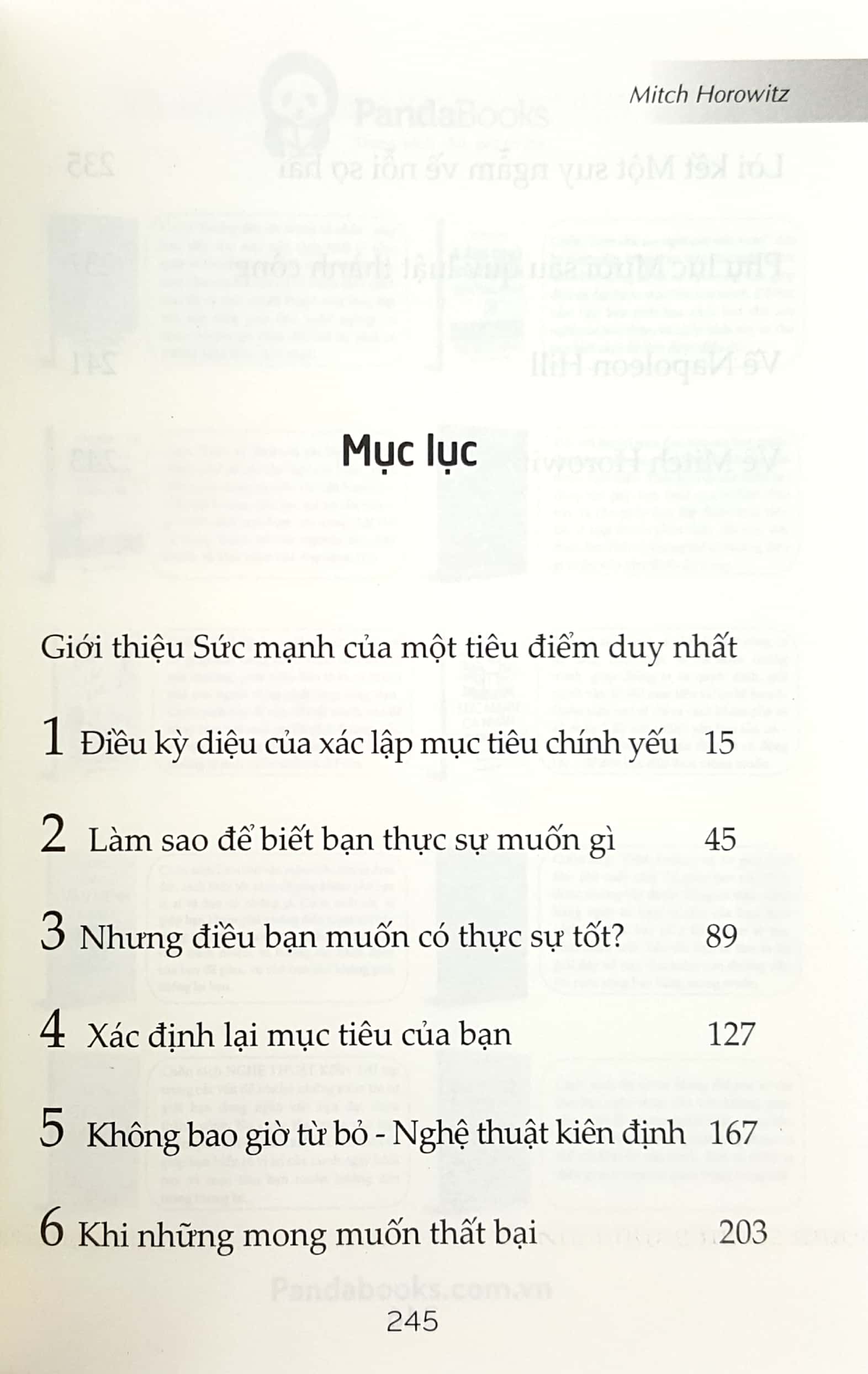 điều kỳ diệu của xác lập mục tiêu chính yếu