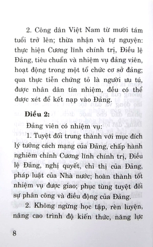 điều lệ đảng cộng sản việt nam