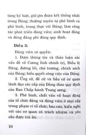 điều lệ đảng cộng sản việt nam