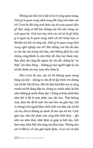 điều quan trọng nhất