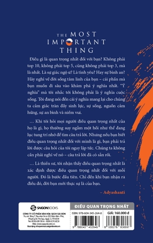 điều quan trọng nhất