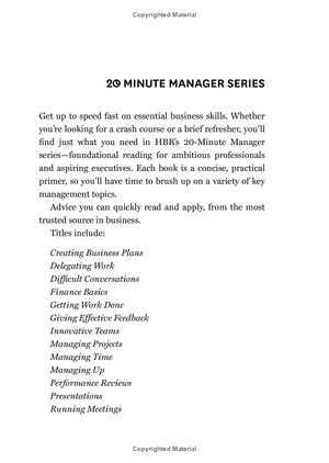 difficult conversations (hbr 20-minute manager series)