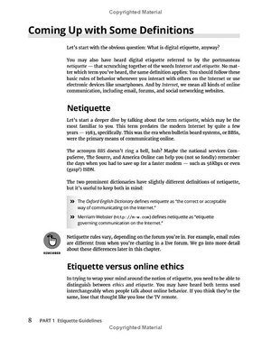 digital etiquette for dummies