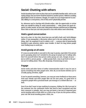 digital etiquette for dummies