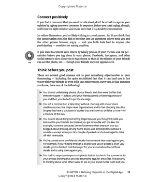 digital etiquette for dummies