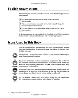 digital etiquette for dummies