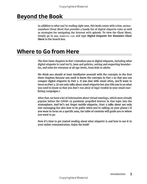 digital etiquette for dummies