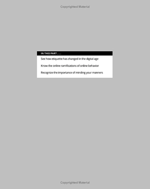 digital etiquette for dummies