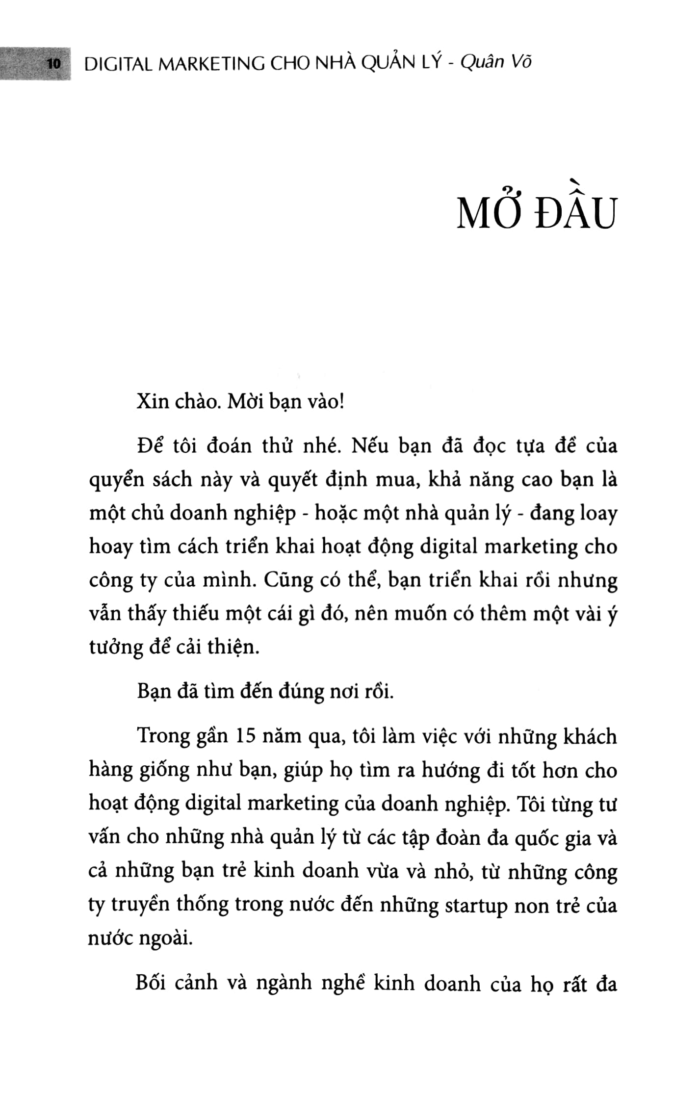 digital marketing cho nhà quản lý - 15 năm "đốt tiền" và bài học rút ra (tái bản 2023)