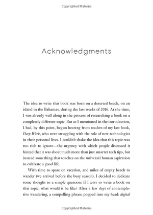 digital minimalism: choosing a focused life in a noisy world