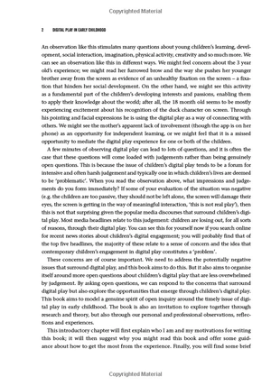 digital play in early childhood: what's the problem?