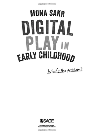 digital play in early childhood: what's the problem?
