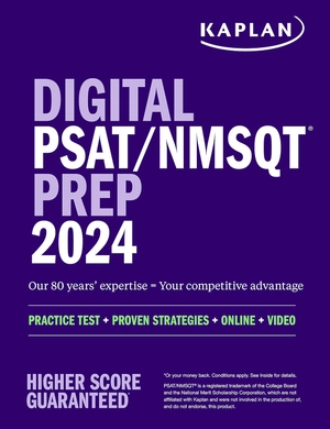 digital psat/nmsqt prep 2024 with 1 full length practice test, practice questions, and quizzes (kaplan test prep)