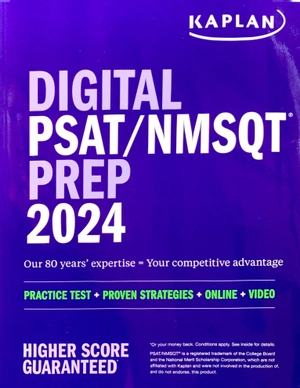 digital psat/nmsqt prep 2024 with 1 full length practice test, practice questions, and quizzes (kaplan test prep)