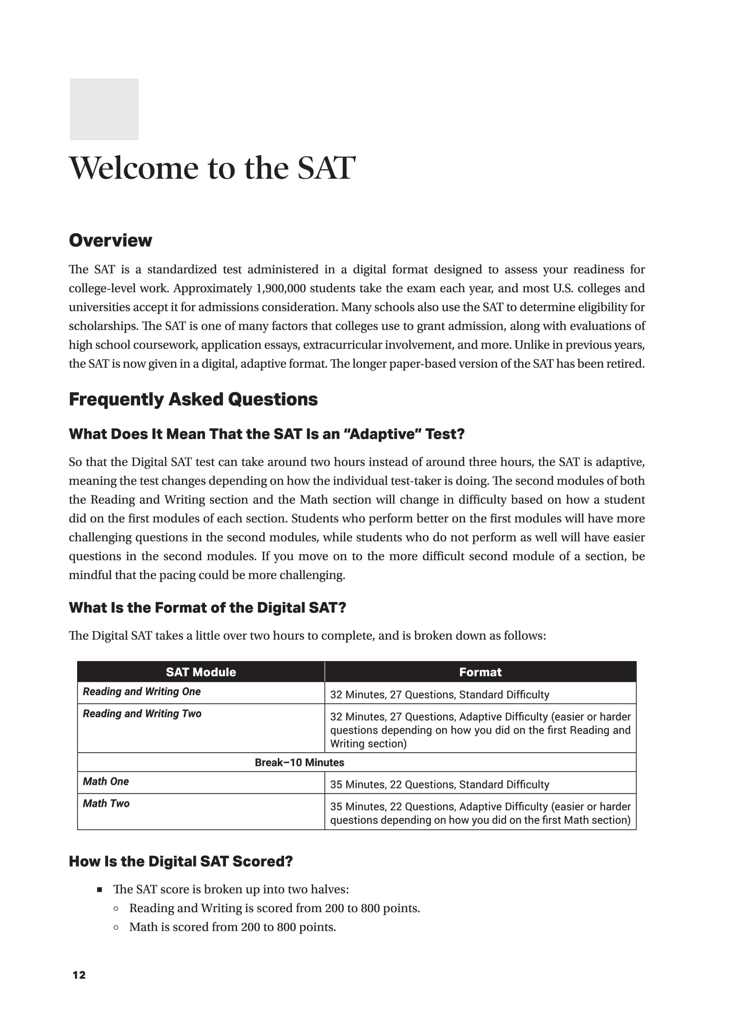 Digital SAT Study Guide - Premium Edition