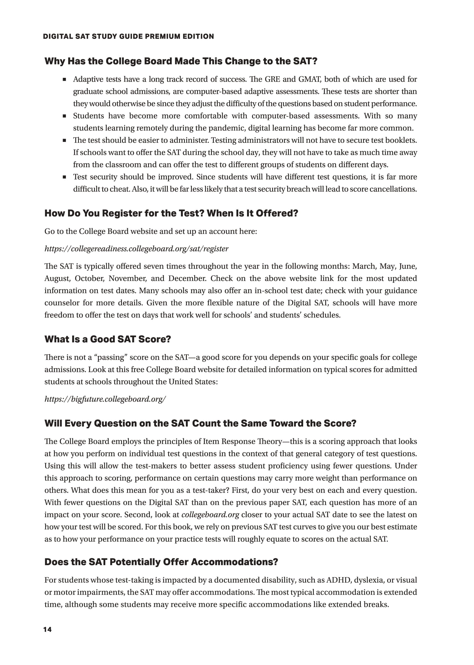 Digital SAT Study Guide - Premium Edition